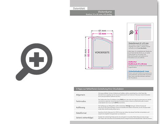 Product Bild visitenkarte_kontur__55_x_85_mm__1-seitig__4_0-farbig_cmyk